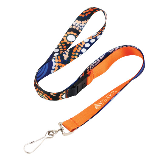 Sublimation Lanyards Branded Example